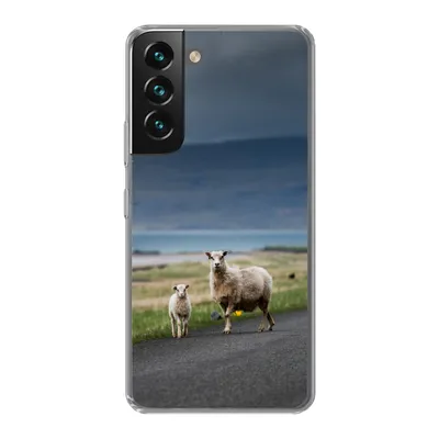 Produktbild von MuchoWow® Handyhülle Schutzhülle Hülle für Samsung Galaxy S22 Schaf - Lamm - Sturm Silikon Softcase Handy Hülle - Mobiltelefonhülle