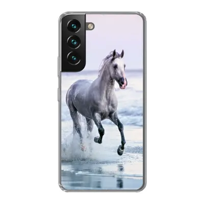 Produktbild von MuchoWow® Handyhülle Schutzhülle Hülle für Samsung Galaxy S22 Pferde - Luft - Meer Silikon Softcase Handy Hülle - Mobiltelefonhülle