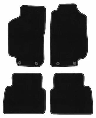 Immagine prodotto di Tappetini in moquette per Saab 9-5 I Y3SE 1997-2005 (berlina/station wagon) – set 4 pezzi, neri, su misura – Wielganizator BASIC