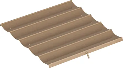 Produktbild von Pergola Dachplane - Ausziehbares Ersatzdach - Für Pergola-Gestell - Polyester - Sonnenschutz - Braun