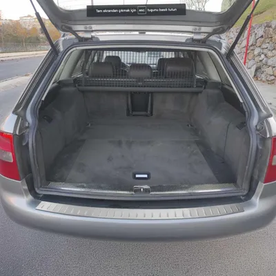 Image de Protection seuil de pare-chocs arriére pour Audi A6 Break 1997-2005 Brossé Inox