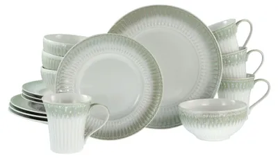 Produktbild von CreaTable, 24491, Celadon Beige, Kombiservice 16-tlg, Steinzeug