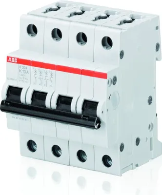 Image de ABB S203-C40NA Disjoncteur C-Char., 6 kA, 40 A, 3P+NA 2CDS253103R0404