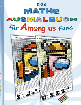 Produktbild von Das Mathe Ausmalbuch für Am@ng.us Fans