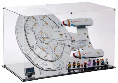 Image de Vitrine horizontale noire pour LEGO® 10356 ICONS – Star Trek : Enterprise