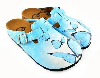 Produktbild von Clogs aus Kunstleder Größe 36 Modell WCAL361 vegan mit Schnalle und gedämpfter EVA-PU-Sohle