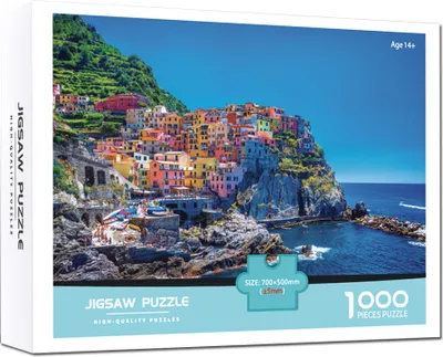 Image de Puzzle 1000 pièces, puzzle adulte, puzzle coloré pour adultes et enfants à partir de 14 ans, zone de soutien A-F- 70x50cm