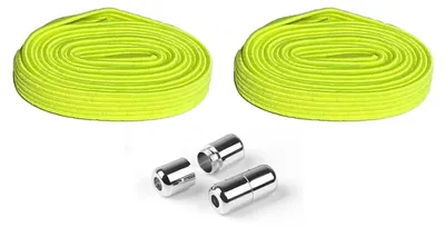elastische schnuersenkel gelb neon drehverschluss