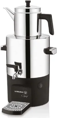 Produktbild von Korkmaz Elektrische Teemaschine Samowar Semaver Caysef Inox Chrom A841-01