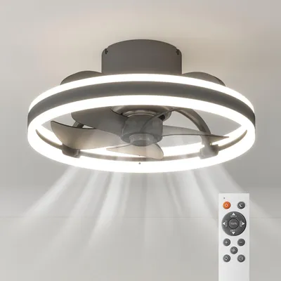 Produktbild von LED Deckenventilator 50 cm mit Beleuchtung und Fernbedienung