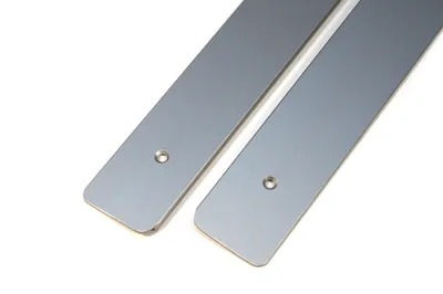 Produktbild von IHC 38mm 600mm Endleiste Winkelleiste Seiteleiste Arbeitsplatte Küche Inox Leiste mit Löcher links+rechts