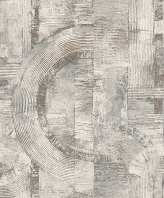 Immagine prodotto di Rasch Composition | 554779 | Carta da parati in tessuto effetto vintage | 0,53 m x 10,05 m | Grigio