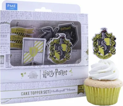 Obrázok produktu pre PME Harry Potter Tortenaufleger, sada 15 kusov, Hufflepuff