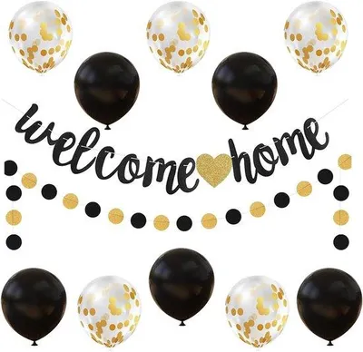 Immagine prodotto di Set decorativo da cerimonia con palloncini e striscioni per ogni occasione