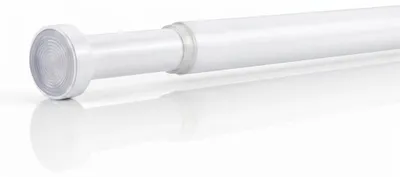 Produktbild von Teleskopstange Duschvorhangstange X-Press Spannstange ausdrehbar Weiß – 80-125cm