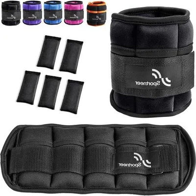 Produktbild von Famanu verstellbare Gewichtsmanschetten - 0,9 kg pro Manschette