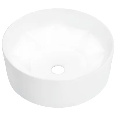 Produktbild von ZMH Waschbecken 36 x 14 cm Keramik Weiß
