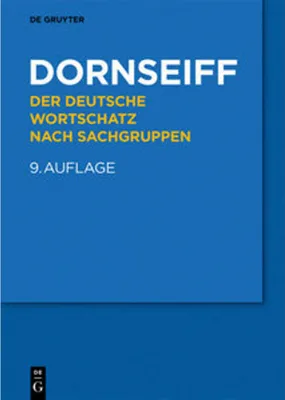 Image de Der deutsche Wortschatz nach Sachgruppen