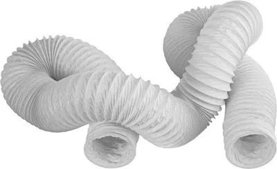 Produktbild von UPMANN Lüftungsschläuche D 100, 1 m weiß - 66415