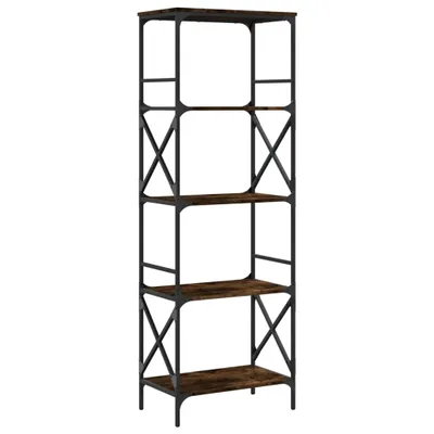 Immagine prodotto di Libreria Rovere Fumo 5 Ripiani 59x35x171 cm Legno Multistrato