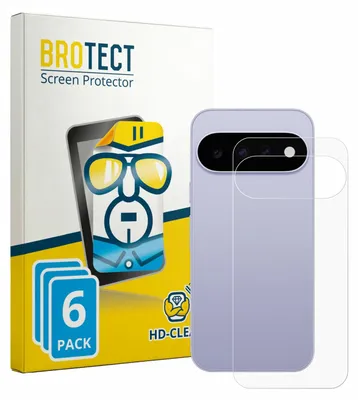Produktbild von 6x Für Google Pixel 11 (Rückseite) Schutzfolie BROTECT Displayschutz Display Schutz Folie Klar Transparent