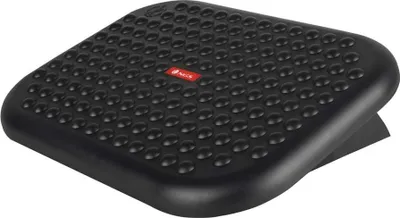 Immagine prodotto di Poggiapiedi ergonomico regolabile in altezza con inclinazione da 0 a 15 gradi e base antiscivolo - Footnest