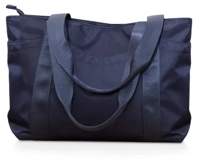 Immagine prodotto di Ampia borsa a tracolla impermeabile in nylon per donna, con chiusura a zip