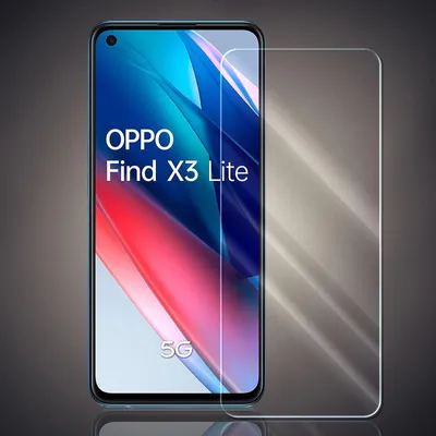 Produktbild von Panzer Folie für OPPO Find X3 Lite Echt Glas Displayschutzfolie Transparent Glasfolie 9H Härtegrad Schutzglasfolie