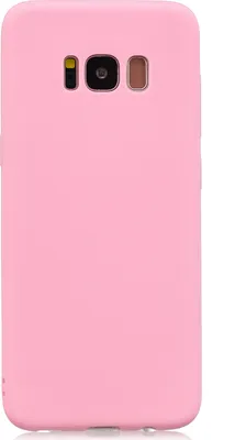 Produktbild von für Samsung S8 Lovely Candy Color Matte TPU Anti-Scratch rutschfeste Schutzhülle Zurück Case dark pink