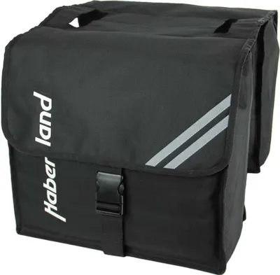 Produktbild von Haberland Doppeltasche Giga schwarz, 37x34x16cm, 40 ltr