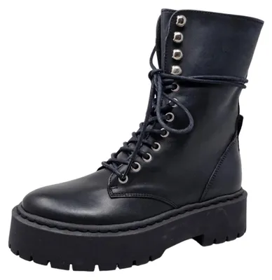 Produktbild von Steve Madden SKYWEN Schnürstiefel Schwarz
