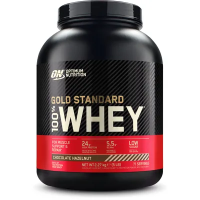 Produktbild von Optimum Nutrition - 100% Whey Gold Standard 2250 g Schokolade Haselnuss