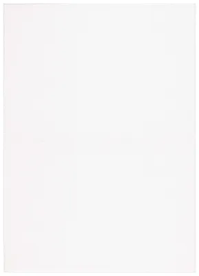 Kurzflor-Teppich, Elfenbein, 91x152 cm, Polyester, rechteckig