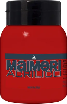 Obrázek produktu pro Maimeri Acrilico Akrylová barva Quinacridone Orange 063 500 ml 1 ks