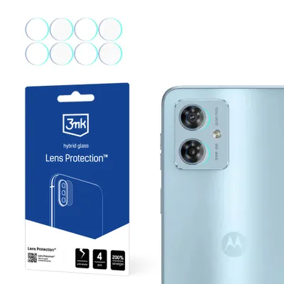 Produktbild von 3mk Hybridglas Lens Protection für Motorola Moto G54 Kamera Objektiv Kameralinse 0,16mm 6H (4 Stück)