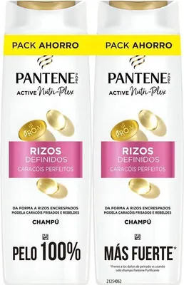 Imagen del producto de Set de champú Pantene para rizos definidos, 2 unidades de 325 ml