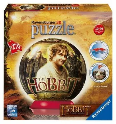 Produktbild von puzzleball - Der kleine Hobbit, 270 Teile