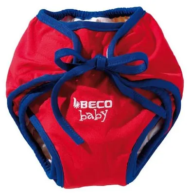 Produktbild von Beco Baby-Schwimmwindel in Windelform, rot