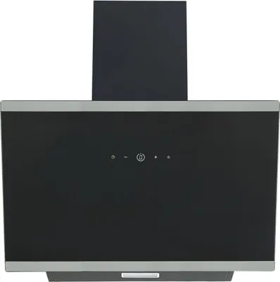 Immagine prodotto di Cappa aspirante PKM KHS20-60H, 60 cm, nera, classe energetica A+, sistema di aspirazione/ricircolo