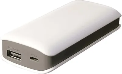 Zdjęcie produktu dla iconBIT FTB4400PB, 4400 mAh, Litowo-jonowa (Li-Ion), Szary, Biały