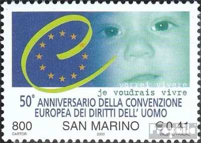 Produktbild von Briefmarken San Marino 2000 Mi 1899 (kompl.Ausg.) postfrisch Menschenrechtskonventionen