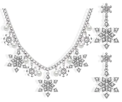 Productafbeelding van Sieraden Set voor Kerst - Ketting en Oorbellen