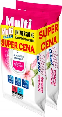 Obrázok produktu pre Univerzálne utierky Multi Clean na všetky povrchy 2x72ks