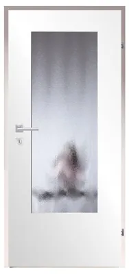 Produktbild von FLEXO Chinchilla 4 mm ESG Lichtausschnitt Tür, Sicherheitsglas mit Lichtausschnitt, Einbruchhemmend, Schallschutz, Wärmeschutz, Nach Maß