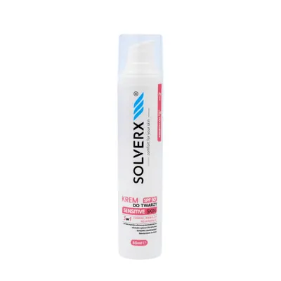 Produktbild von SOLVERX Sensitive Haut 3-in-1 Gesichtscreme mit SPF50+ - empfindliche Haut 50ml