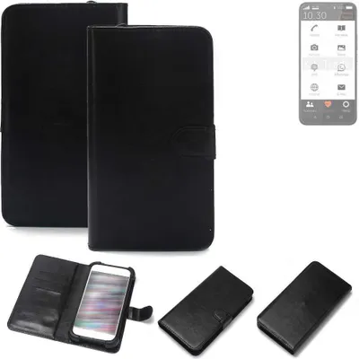 Produktbild von K-S-Trade Handyhülle Schutzhülle kompatibel mit Gigaset GS5 Senior Handy Schutz Hülle Handyhülle Bumper schwarz 1x