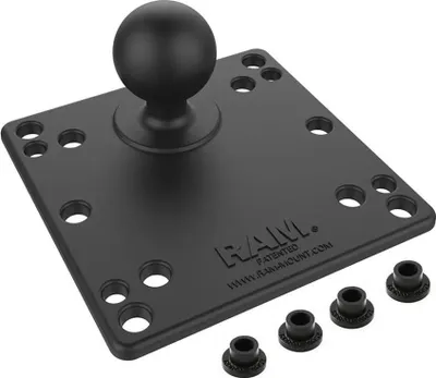 Zdjęcie produktu dla RAM Mounts RAM-246U, Czarny, 121 mm, 121 mm