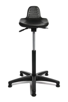 Produktbild von TOPSTAR Stehhilfe Standstar PolyurethanSchaum schwarz Sitzhöhe 590-840 mm Fußkreuz mit Gleiter