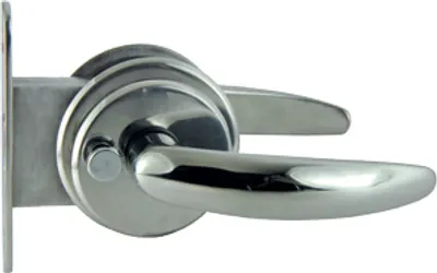 Immagine prodotto di Ferramenta per porte in acciaio inox Allpa Con meccanismo magnetico, spessore materiale 28,5-35 mm