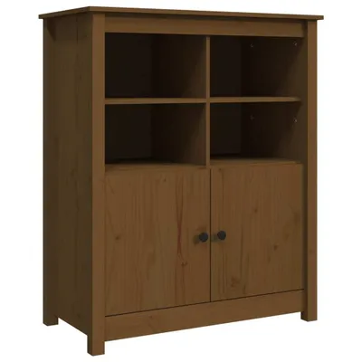 Produktbild von Sideboard Honigbraun 83x41,5x100 cm Massivholz Kiefer